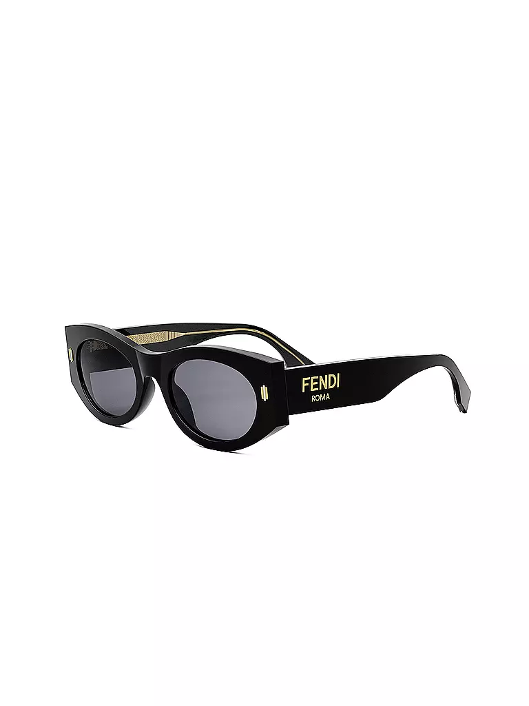 FENDI | Gafas de sol ovaladas negras FENDI Roma | Negro