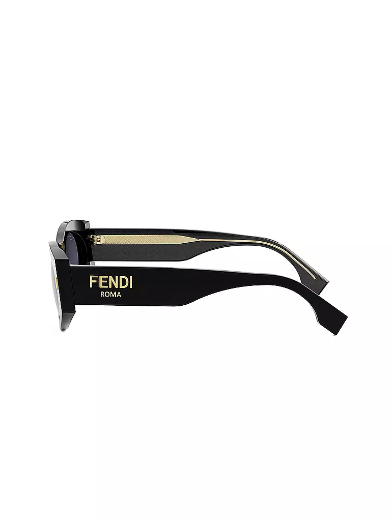 FENDI | Gafas de sol ovaladas negras FENDI Roma |