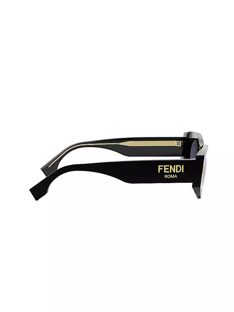 FENDI | Gafas de sol ovaladas negras FENDI Roma |