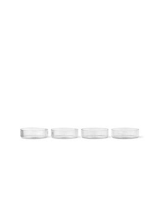 FERM LIVING | Set de 4 cuencos Ripple Clear