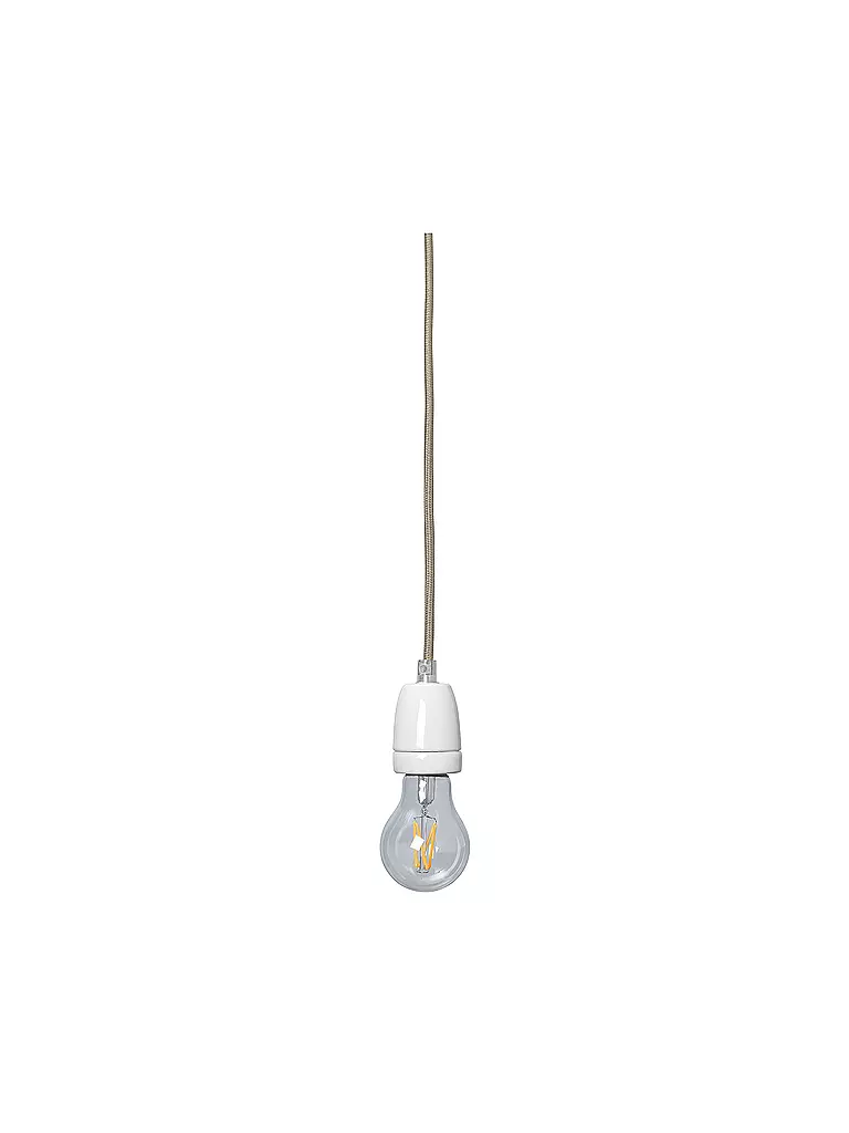 FERM LIVING | Cable con dosel para lámpara colgante 4m | Blanco