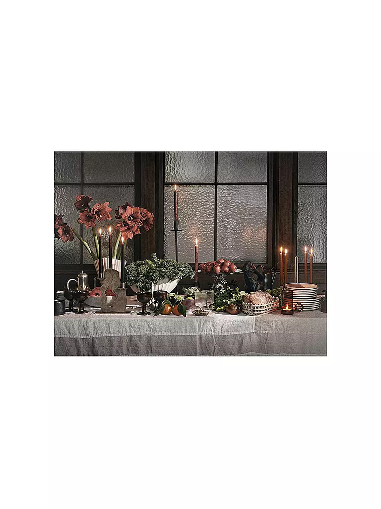 FERM LIVING | Cesta de cerámica ovalada Cashmere | Beige