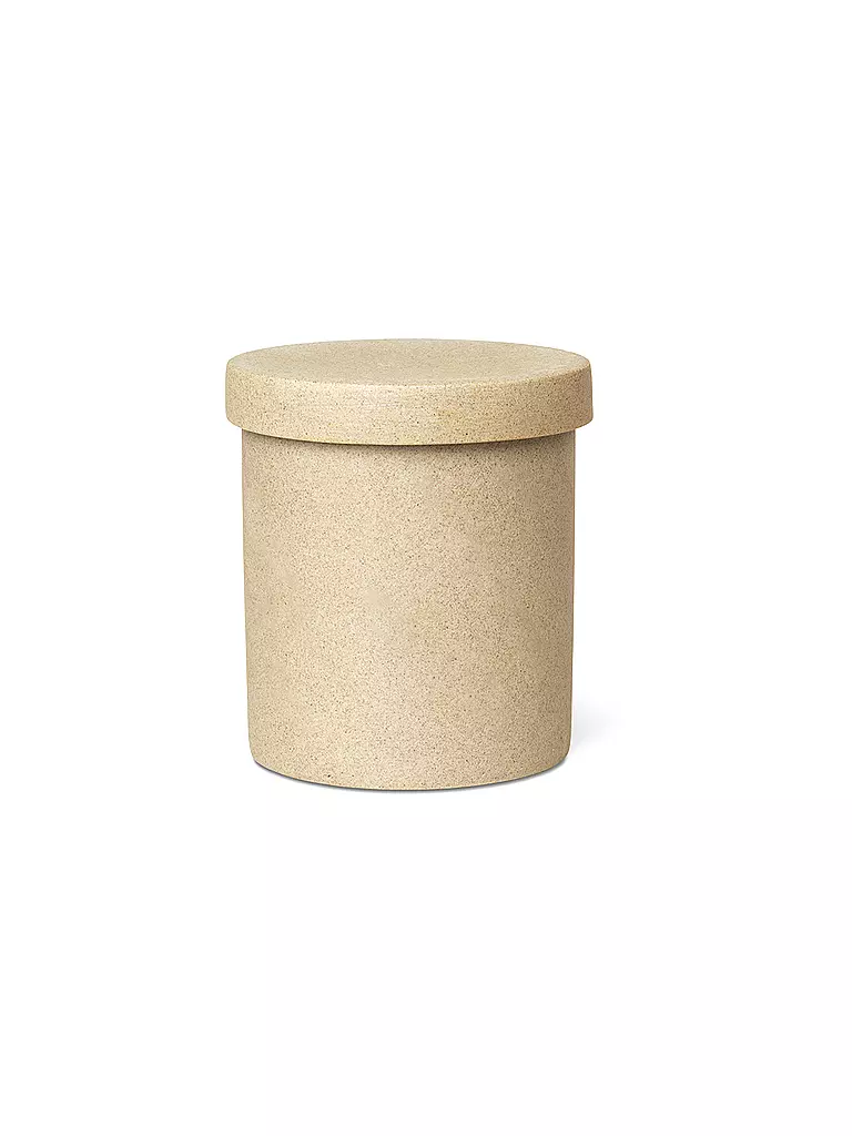 FERM LIVING | Contenedor de porcelana BON Grande Cerámica | Beige