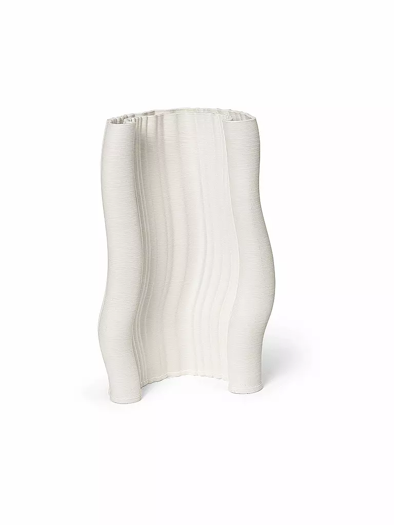 FERM LIVING | Jarrón MOIRE 30cm Blanco hueso | Blanco
