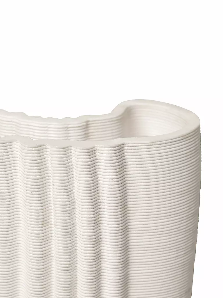 FERM LIVING | Jarrón MOIRE 30cm Blanco hueso | 