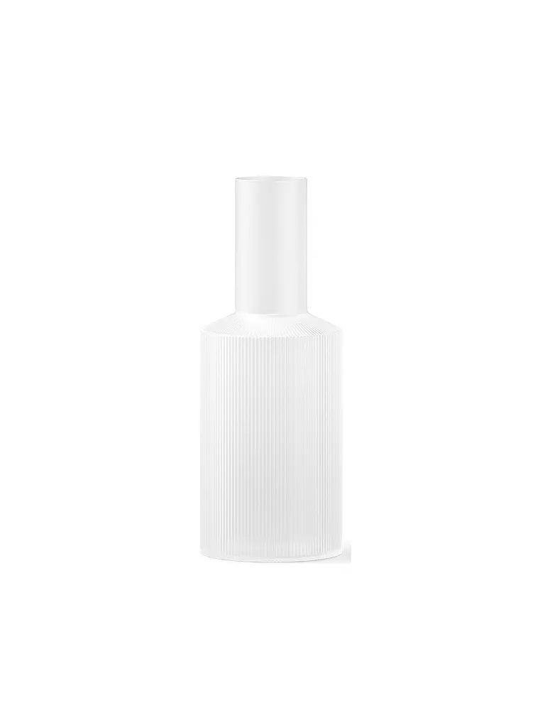FERM LIVING | Karaffe RIPPLE 1l Frosted | Blanco