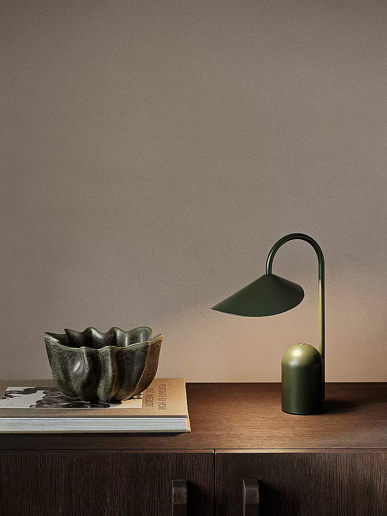 FERM LIVING | Lámpara portátil ARUM Green | Verde