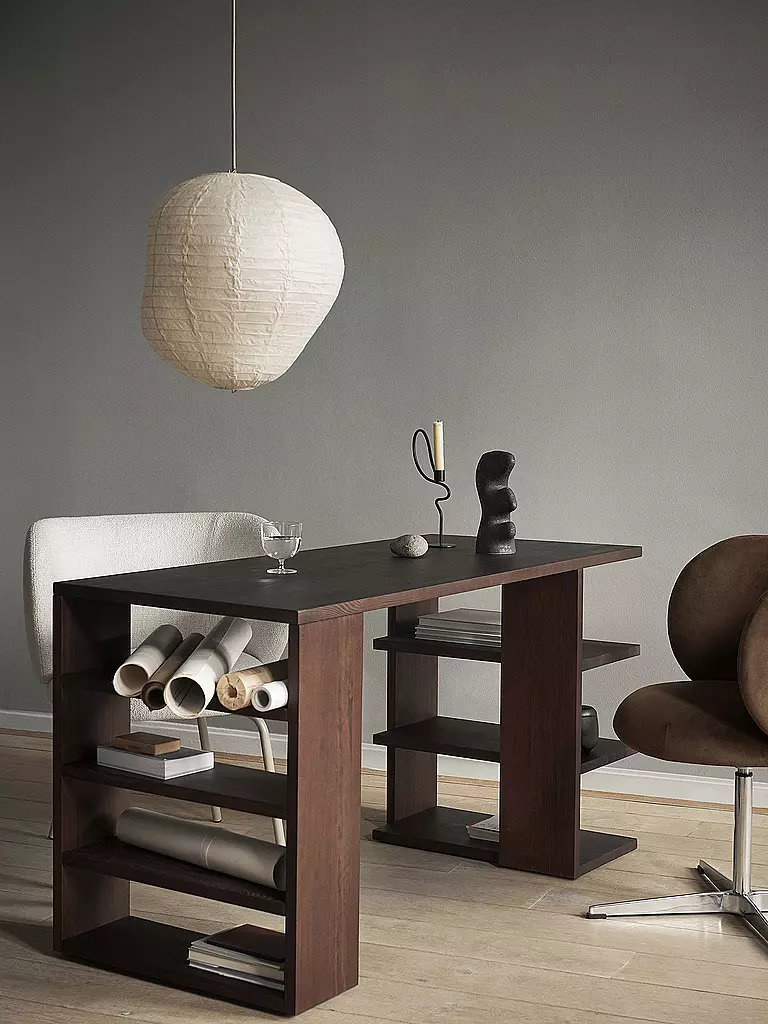 FERM LIVING | Pantalla de lámpara KURBIS 60 Natural | Crema