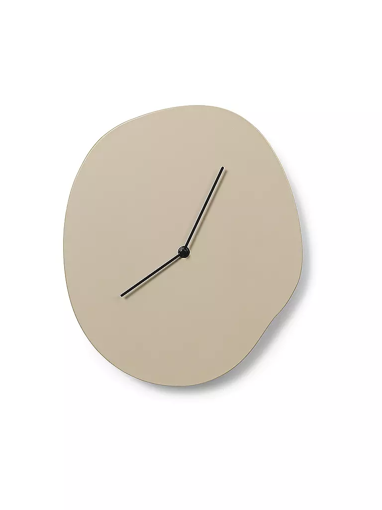 FERM LIVING | Reloj de pared MELT Cashmere | Beige