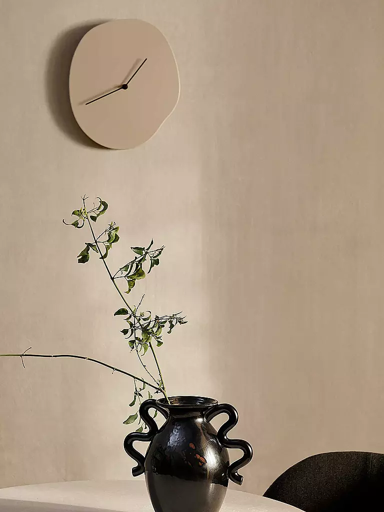 FERM LIVING | Reloj de pared MELT Cashmere | Beige