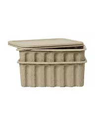 FERM LIVING | Set de cajas de almacenamiento de pulpa de papel grande 2 unidades | Marrón claro