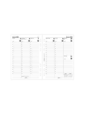 FILOFAX | Recambio de calendario semanal alemán A5 Multifit 2026
