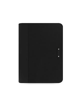 FILOFAX | Folio de microfibra con cremallera y calculadora negro