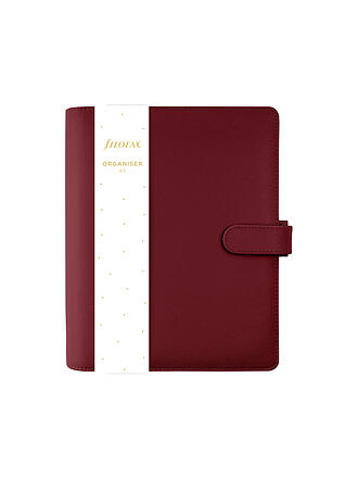 FILOFAX | Planificador SAFFIANO A5 ORGANISER Cherry Undate