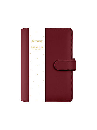 FILOFAX | Agenda SAFFIANO PERSONAL ORGANISER Dark Cherry