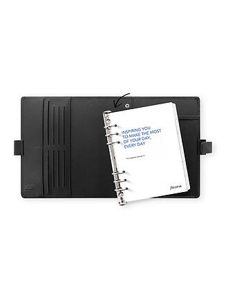 FILOFAX | Agenda METROPOL A5 ORGANISER BLACK UNDATED Negro