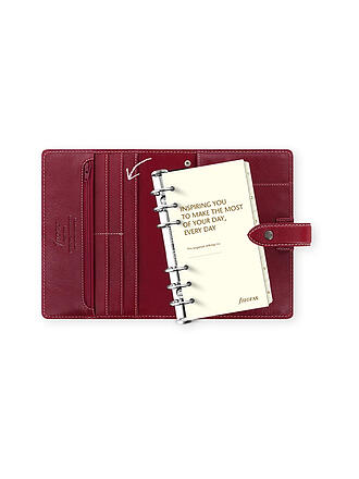 FILOFAX | Malden Organizador Personal - Modular Borgoña