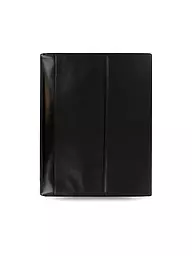 FILOFAX | Carpeta A4 de piel de napa con cremallera y anillas extraíbles negra | Negro