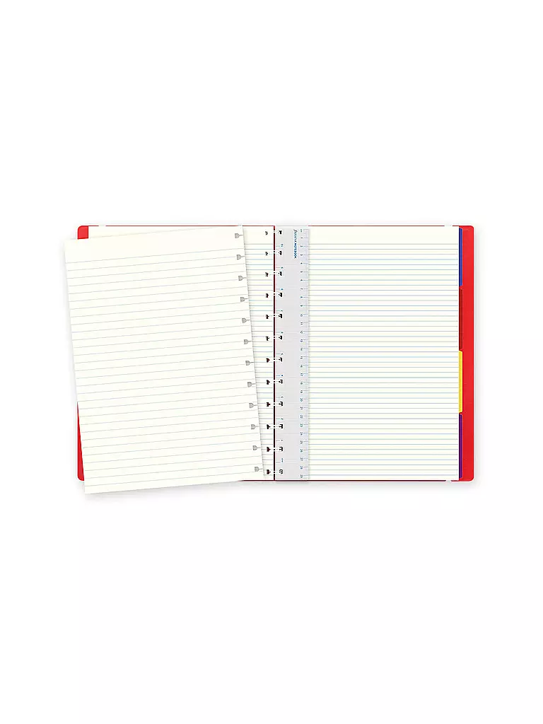 FILOFAX | Cuaderno A4 recargable RAYADO ROJO |