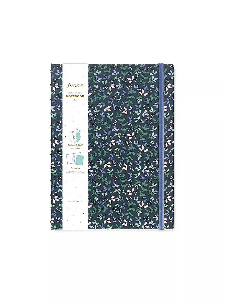 FILOFAX | Cuaderno recargable A4 Garden Dusk |