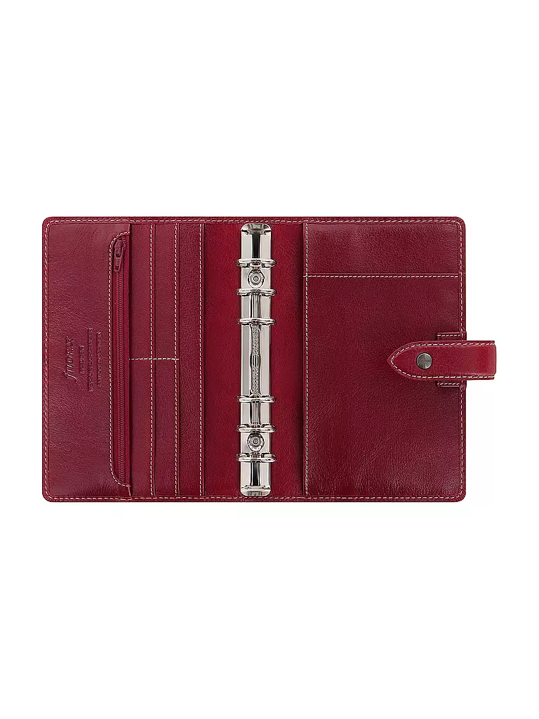 FILOFAX | Malden Personal Organiser Burgundy | Rojo oscuro