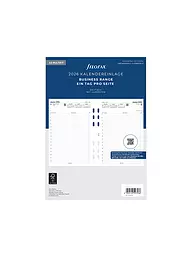 FILOFAX | Recambio de calendario día en alemán A5 Multifit 2026 | Blanco