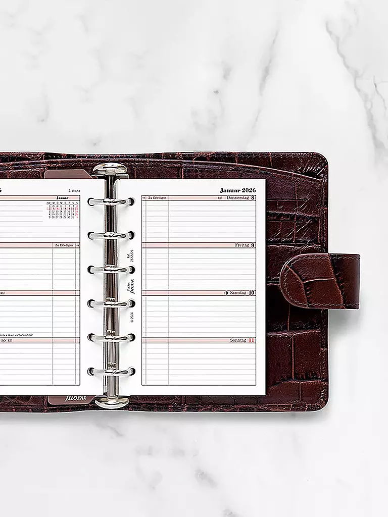 FILOFAX | Recambio de calendario Professional Pocket Semana Alemán 2026 | 
