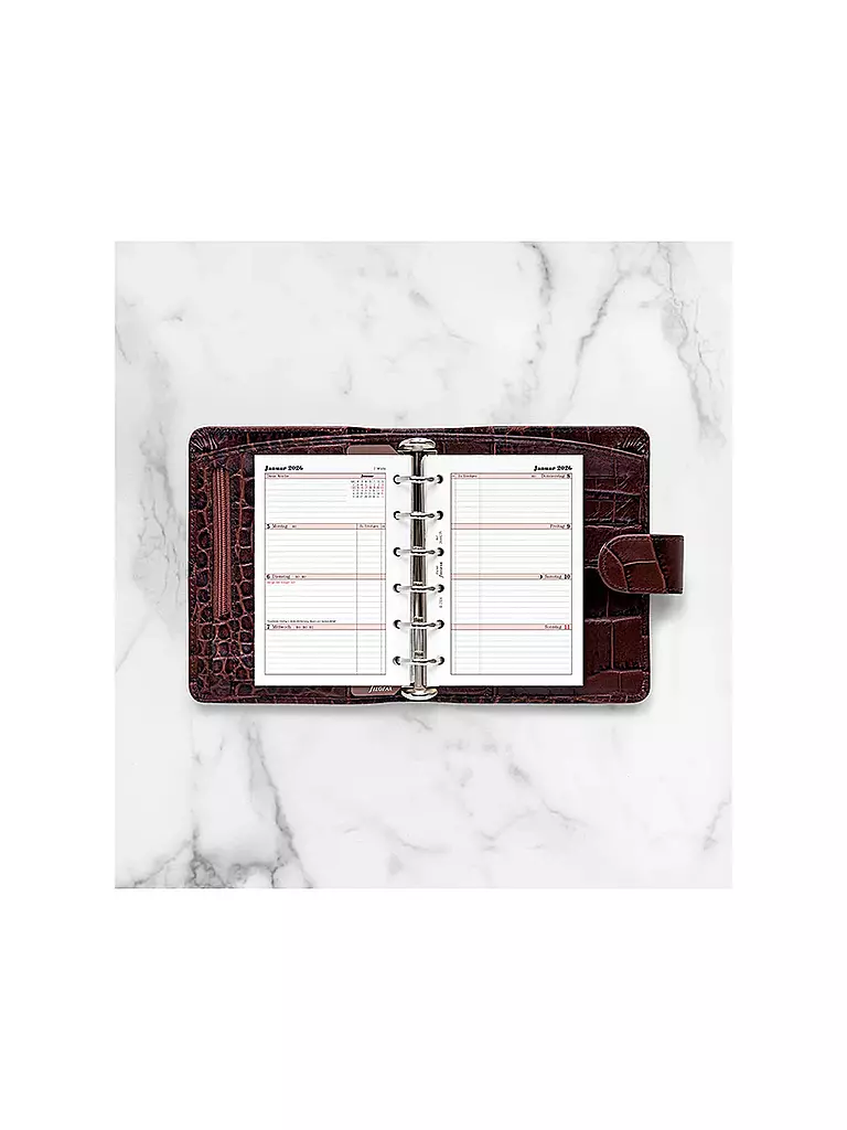 FILOFAX | Recambio de calendario Professional Pocket Semana Alemán 2026 | 