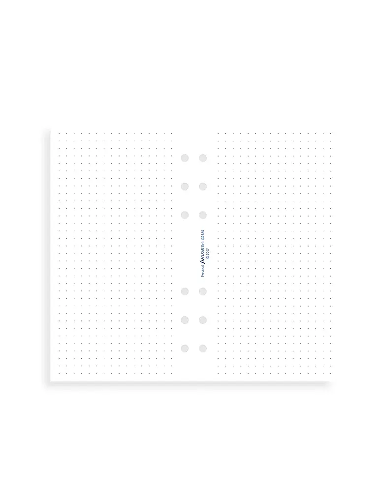 FILOFAX | Recambio de Hojas de Puntos para Agenda A5 | 