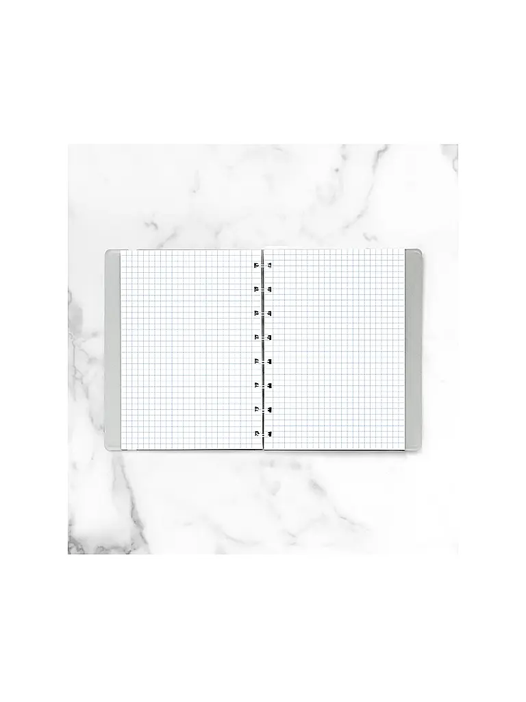 FILOFAX | Recambios de hojas cuadriculadas para cuaderno Filofax A5 | Blanco
