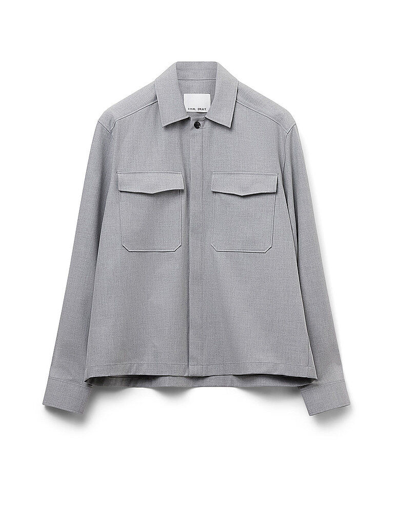 Final Draft Overshirt 555 gris claro