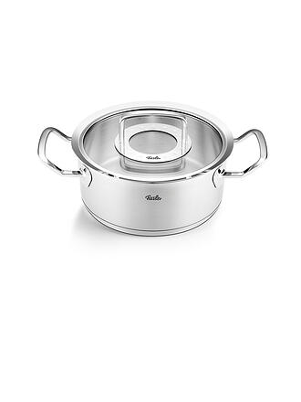 FISSLER | Kochtopf mit Glasdeckel ORIGINAL PROFI COLLECTION 20cm/2,6l Edelsathl