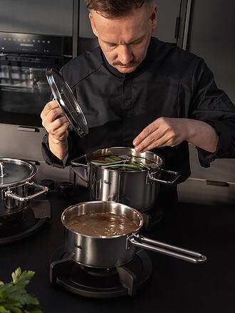 FISSLER | Olla con tapa de cristal VISEO PRO 20cm/3,6l acero inoxidable