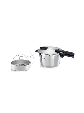 FISSLER | Olla a presión con accesorio para vapor VITAQUICK 22cm /4,5l acero inoxidable