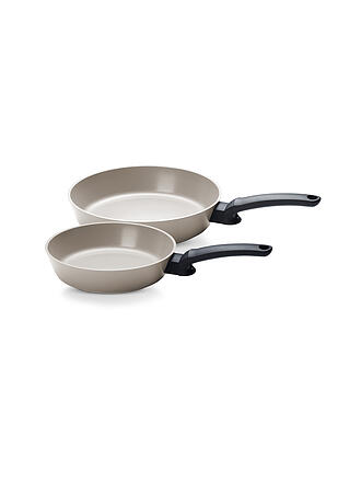 FISSLER | Sartén CERATAL EVO COMFORT 2 pzas. Antiadherente Gris cálido