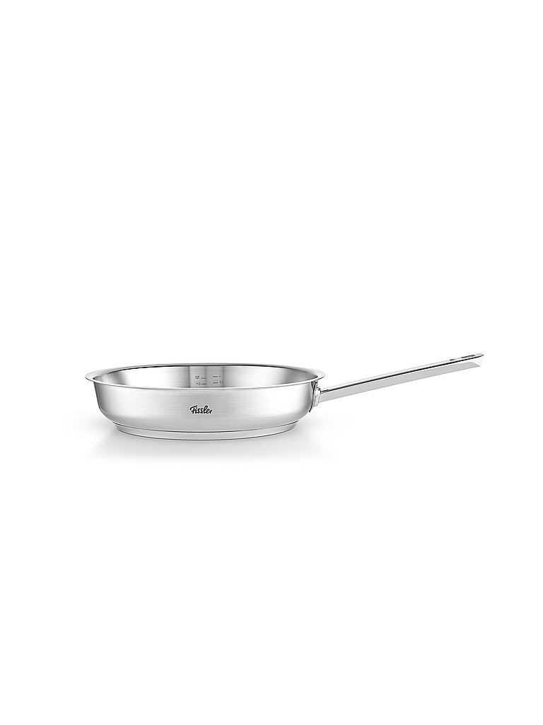 Sartén de paredes altas con Novogrill ORIGINAL PROFI COLLECTION 28 cm/3 l Acero inoxidable / Mate plata