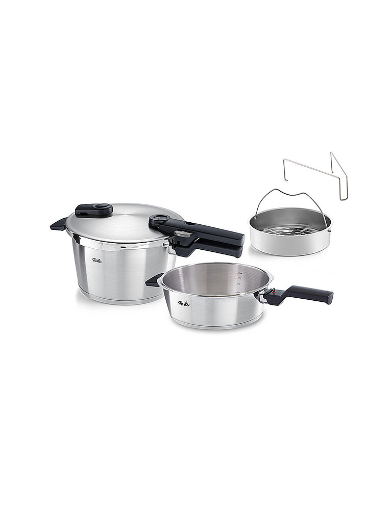 Schnellkochtopf Set 2-tlg VITAQUICK 4,5l+2,5l Eedelstahl plata