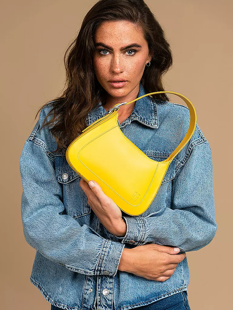 FIVE FORTY | Ledertasche - Mini Bag GAIA | Amarillo
