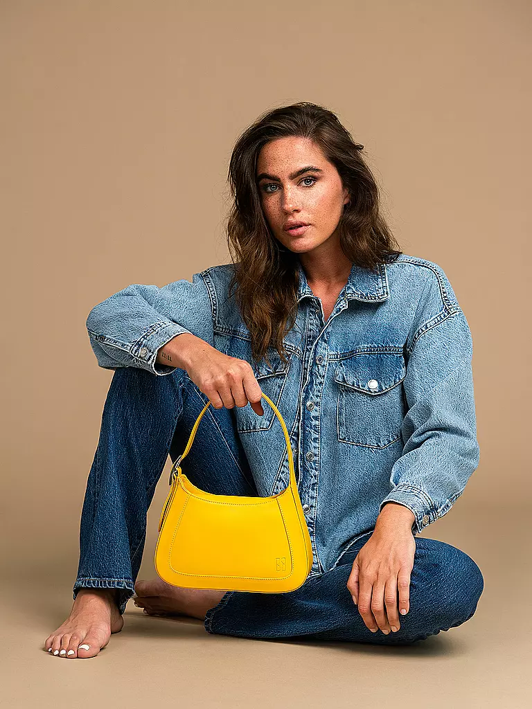 FIVE FORTY | Ledertasche - Mini Bag GAIA | Amarillo