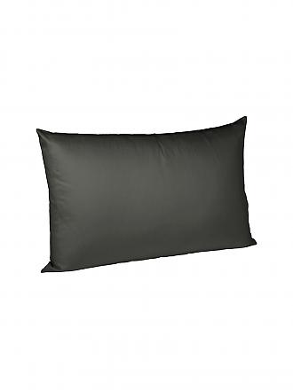 FLEURESSE | Funda de almohada de satén "Royal Uni" 2 unidades 40x40cm (Antracita)