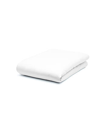 FLEURESSE | Sábana bajera ajustable de satén Royal Uni 90x200cm Blanco