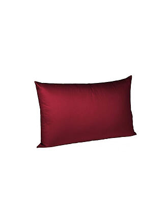 FLEURESSE | Funda de almohada de satén Royal Uni 2x 40x60cm Rojo oscuro