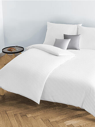 FLEURESSE | Ropa de cama de damasco Melk 70x90cm / 140x200cm Blanco