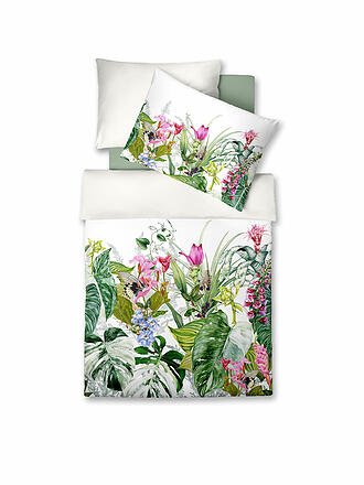 FLEURESSE | Ropa de cama de satén BED ART 70x90cm/140x200cm Aqua