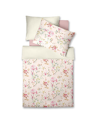 FLEURESSE | Ropa de cama de satén SANTORINI 70x90cm / 140x200cm Pinky Blossom