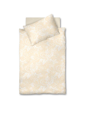 FLEURESSE | Ropa de cama de satén MODERN GARDEN 70x90cm / 140x200cm Pear Sorbet