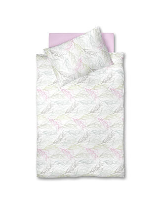 FLEURESSE | Ropa de cama de satén MODERN GARDEN 70x90cm / 140x200cm Rosemary