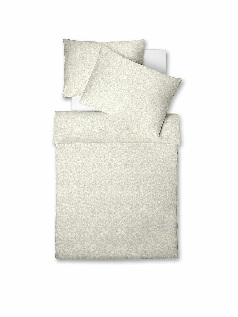 FLEURESSE Ropa de cama de damasco Opal 70x90cm/140x220cm crema