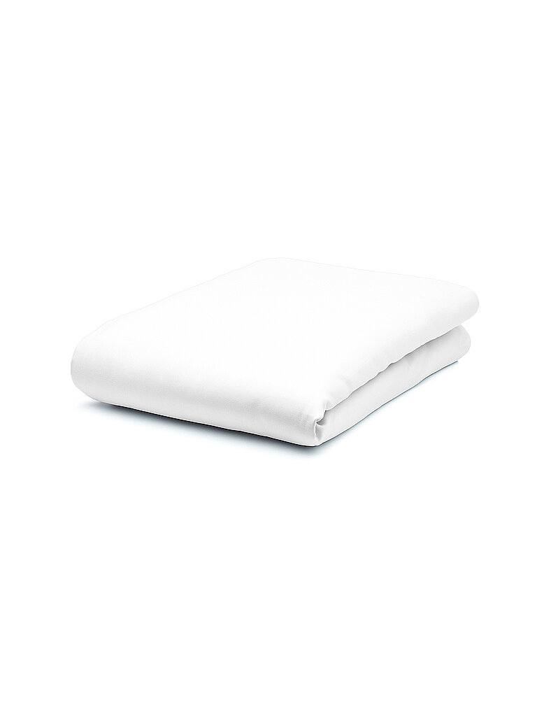 FLEURESSE Sábana Bajera Ajustable de Satén Royal Uni 180x200cm Blanco blanco