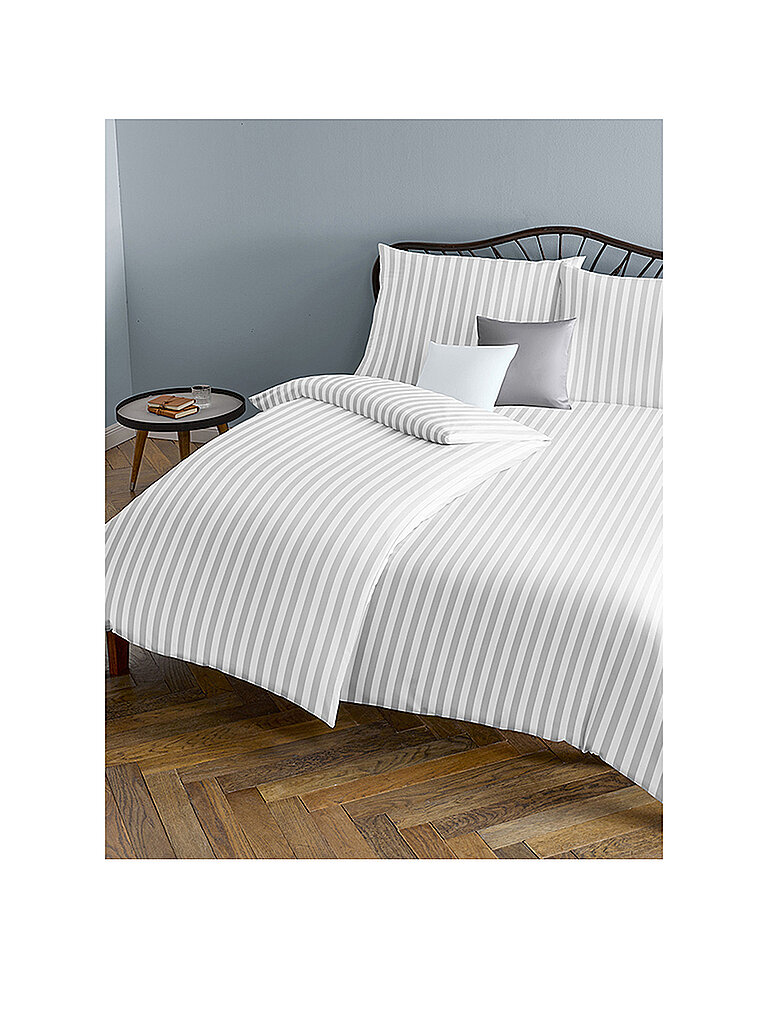 FLEURESSE Damasco Juego de cama Melk 70x90cm / 140x220cm Blanco blanco